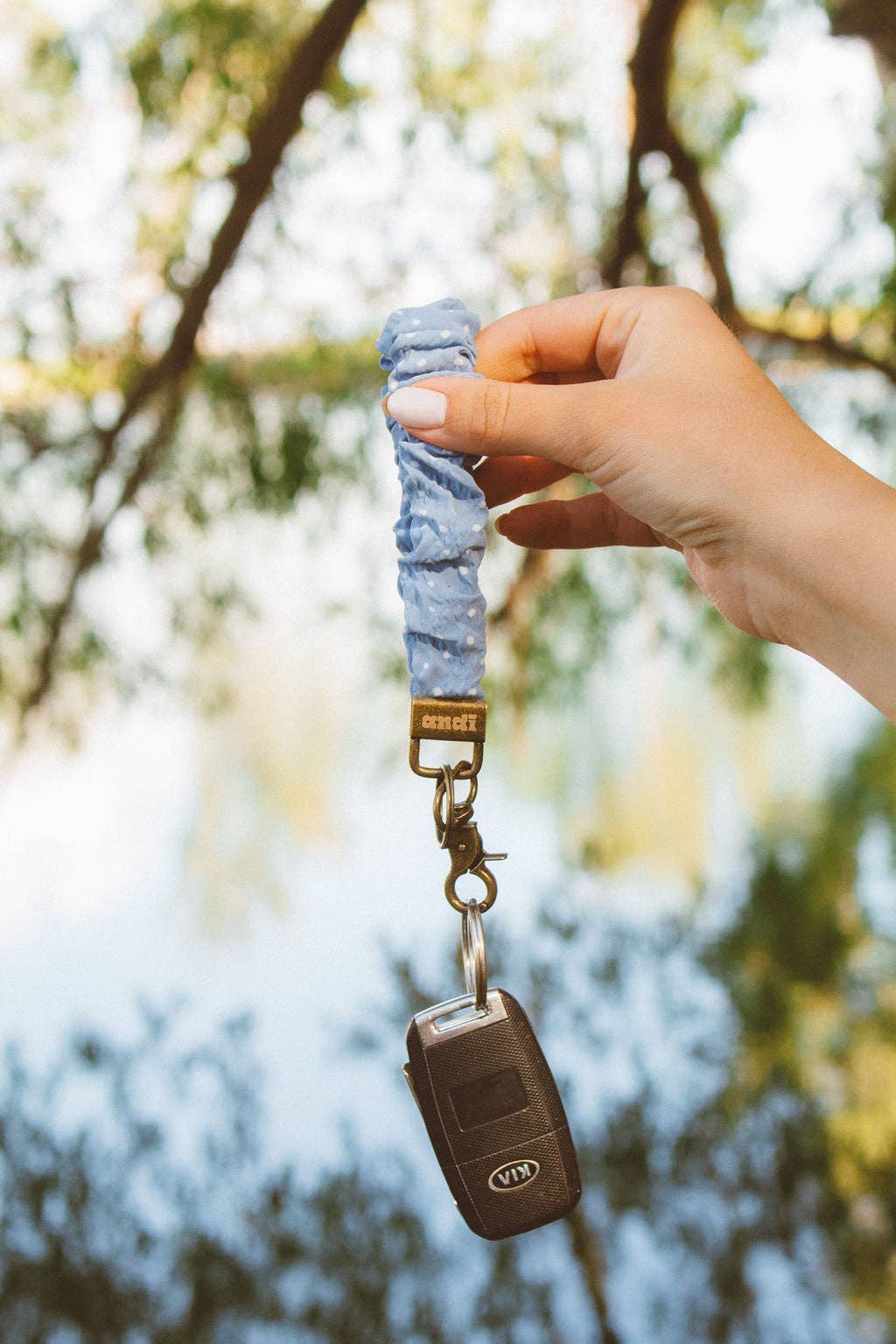 Speckled Bluebell Keychain