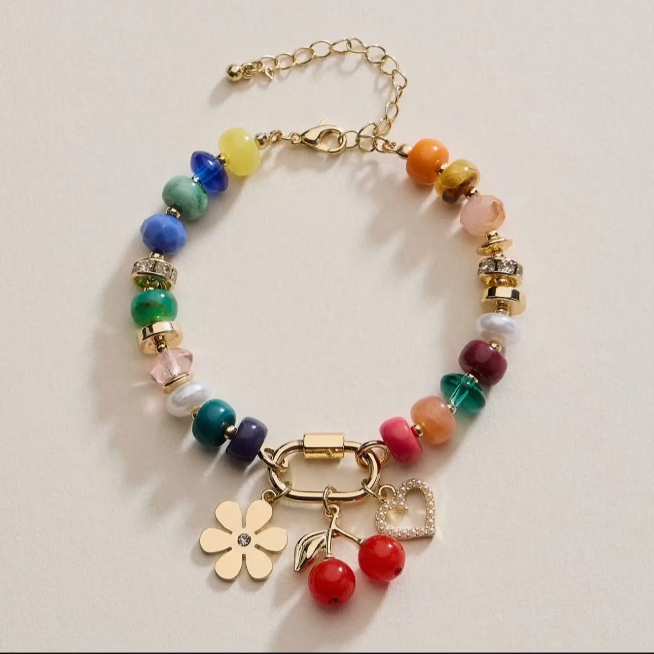 Vibrant Beaded Bracelet Multicolor