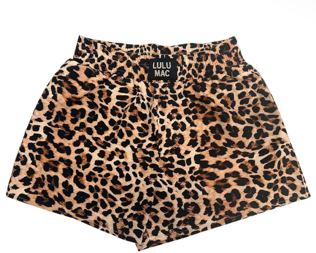LULU MAC Leopard Boxer Shorts