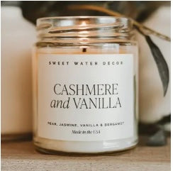 Cashmere and Vanilla 9oz Soy Candle
