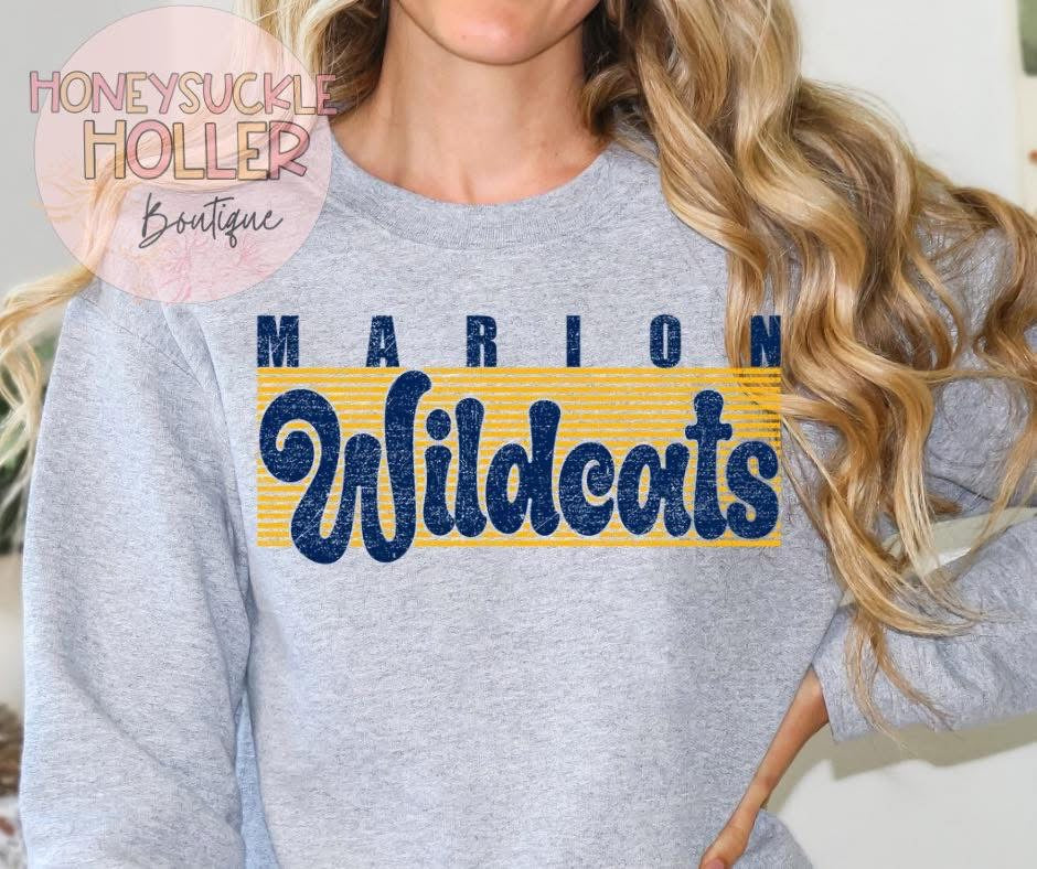 Bleacher Ready - Marion Wildcats