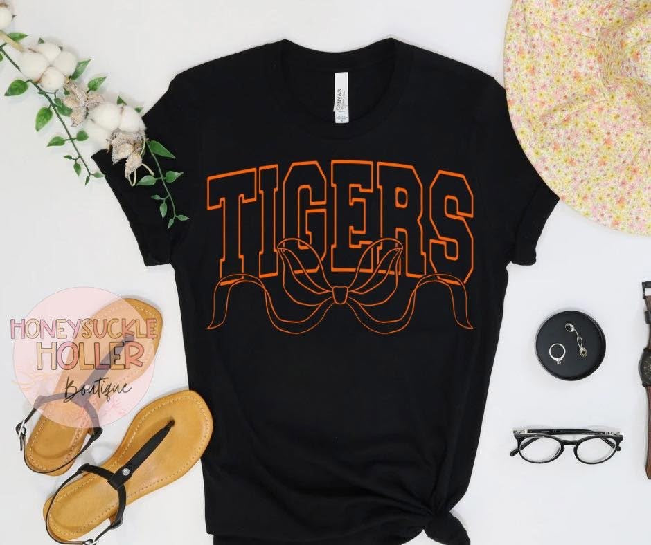 Pretty & Proud Thin Bow - Tigers