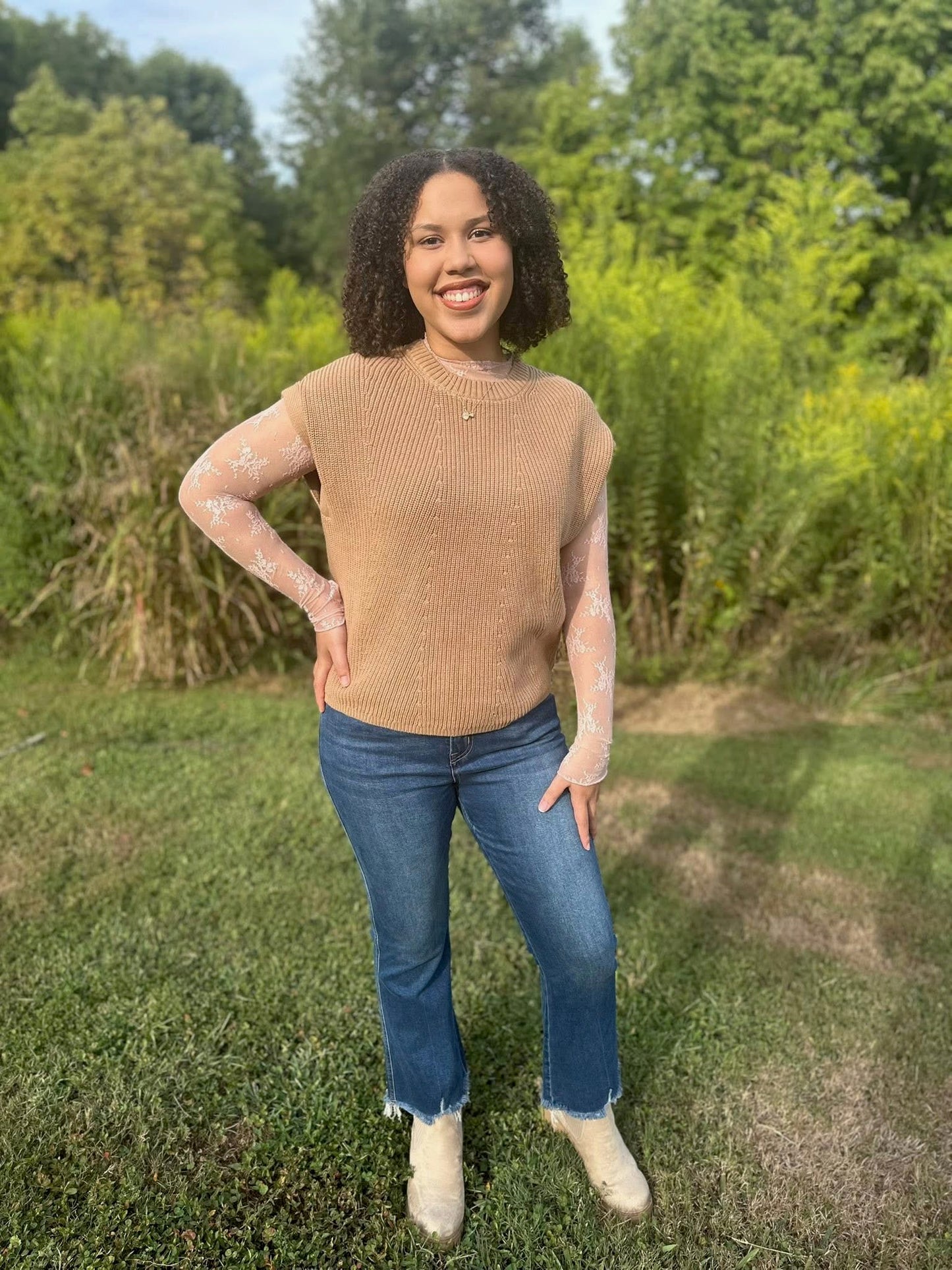 Chai Latte Sweater Vest