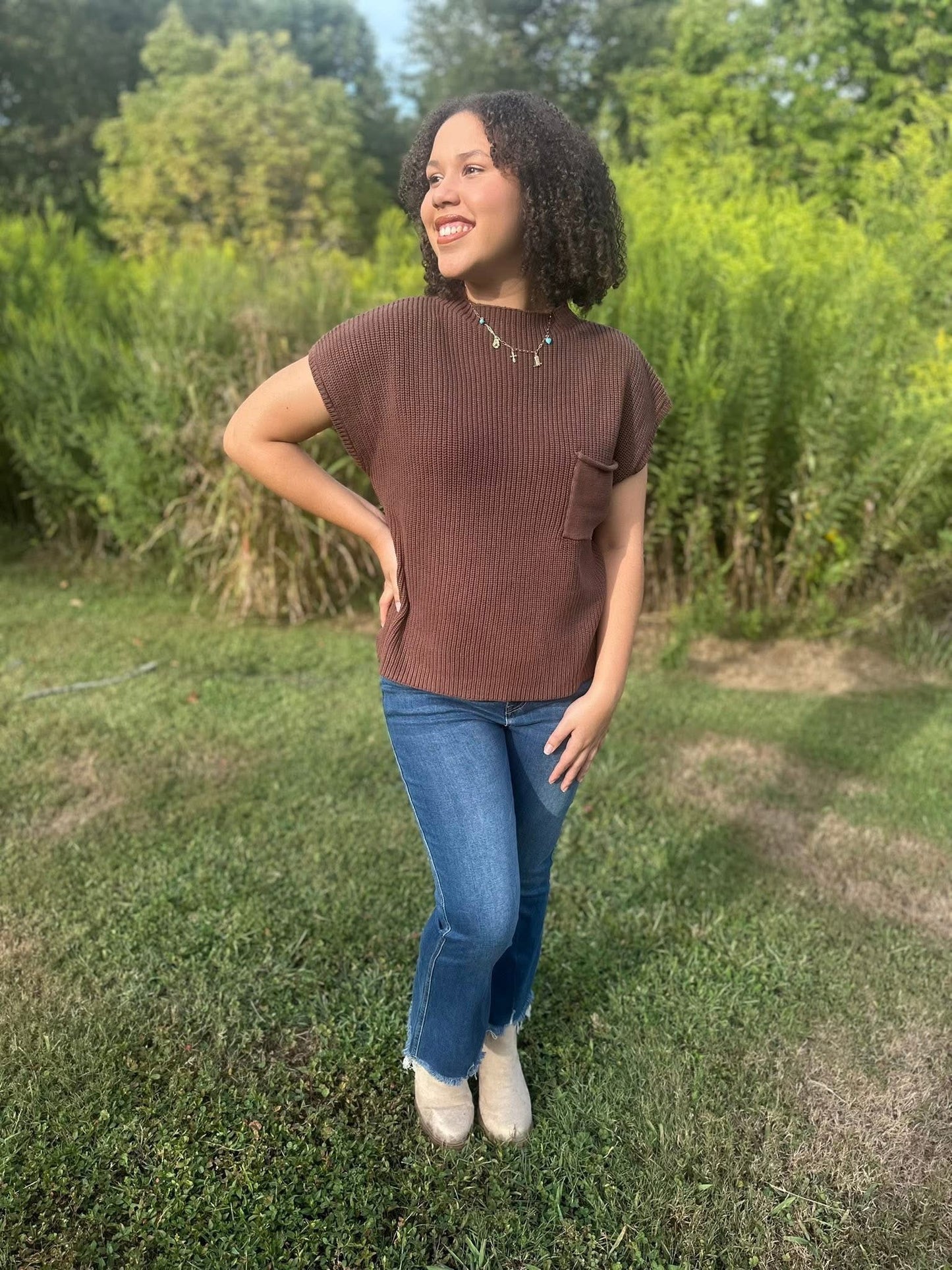 Coffee Shop Chic Top