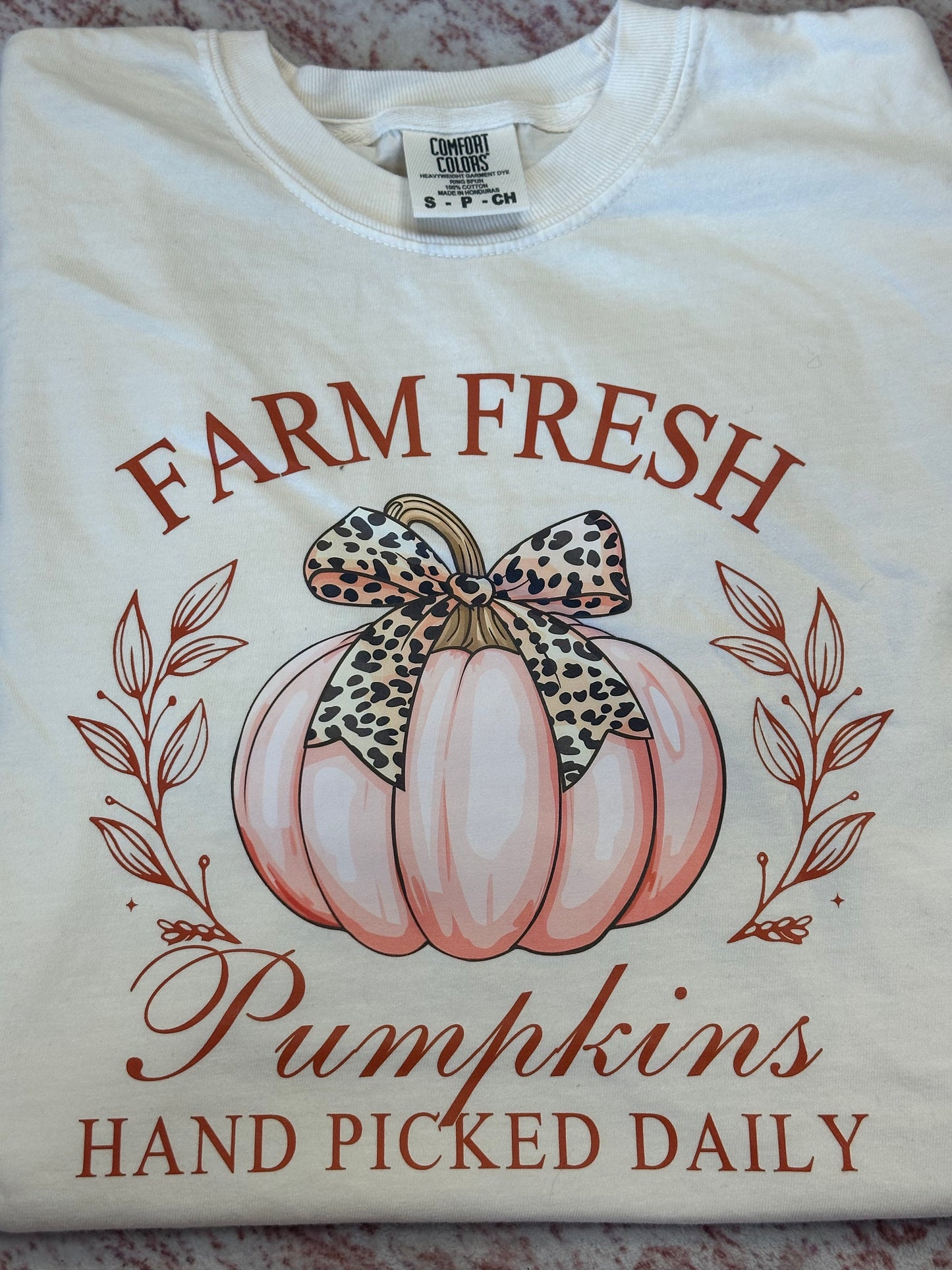 Farm Fresh Pumpkins Comfort Colors Tshirt