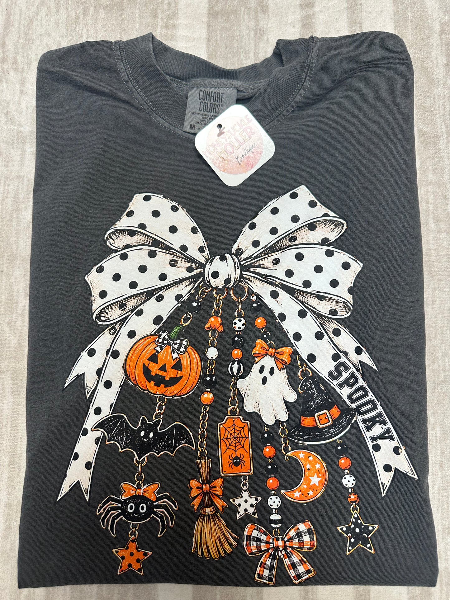 Spooky Bow Comfort Colors Tee