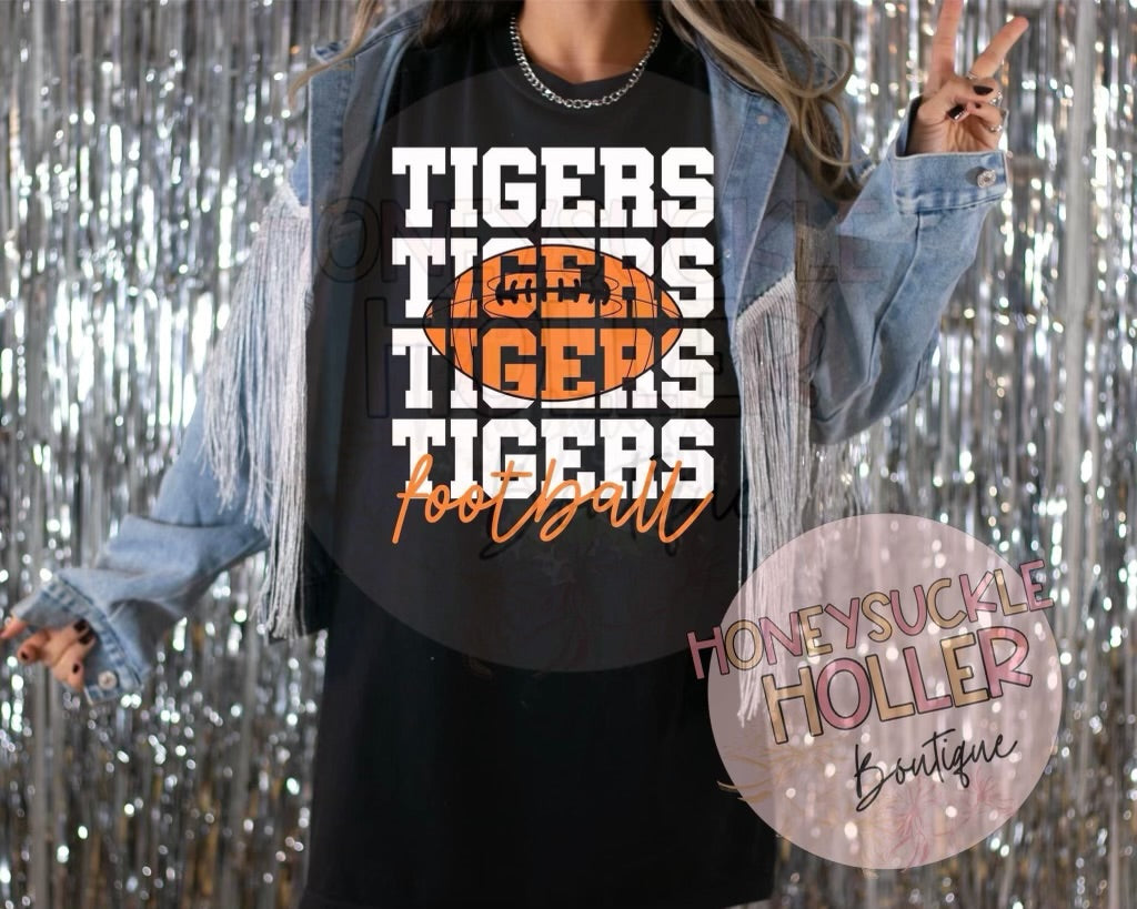 Stacked Tigers Football