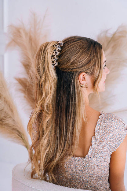 Classic Hair Clip | Large | Blonde Tortoise