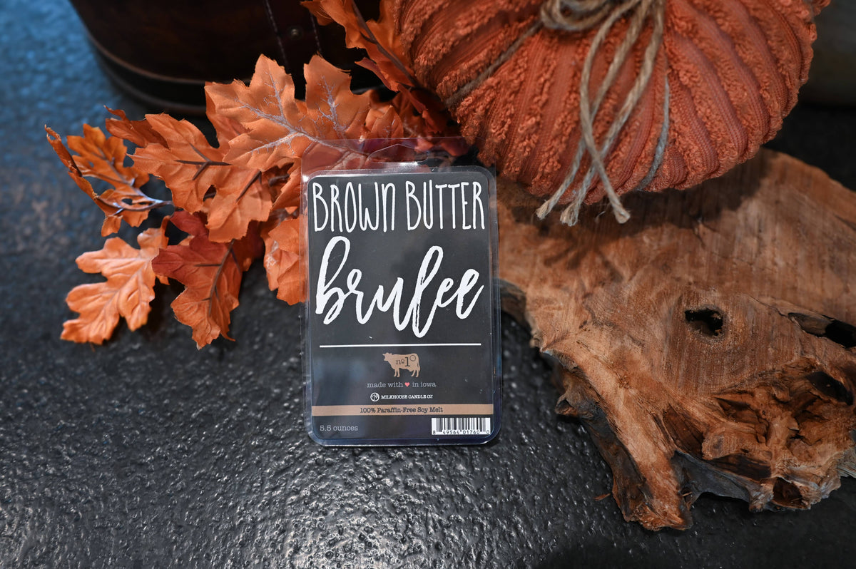 5.5 oz Wax Melts: Brown Butter Brulee-Milkhouse Candle Co