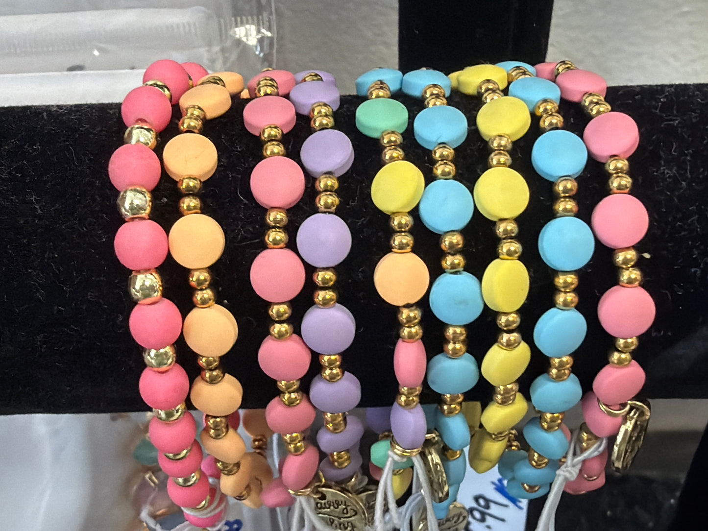 Flat Beaded Bracelets