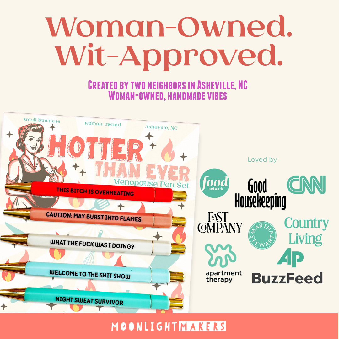 Hotter Than Ever - Menopause Pen Set - Funny Gift for Her
