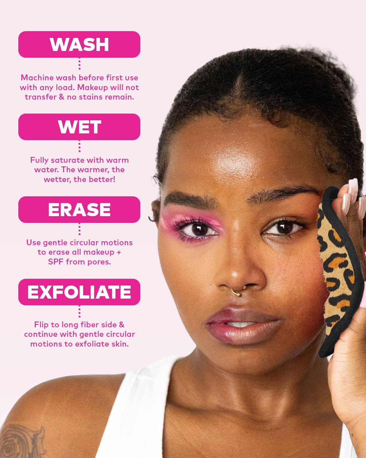 Make Up Eraser Leopard 7-Day Set