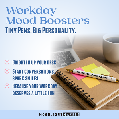 Work Sucks - Funny Pen Set - Office Humor, Gift for Coworker