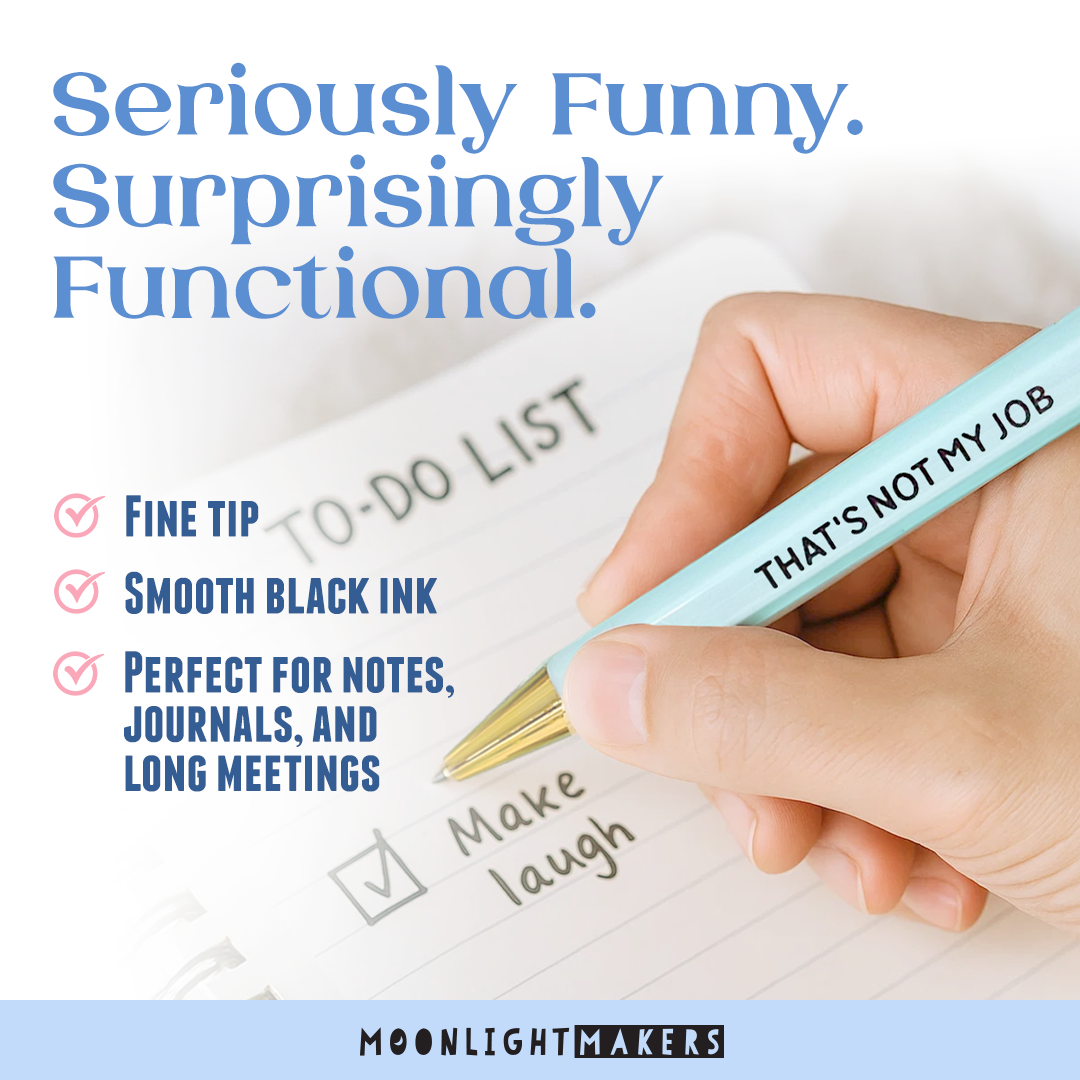 Work Sucks - Funny Pen Set - Office Humor, Gift for Coworker