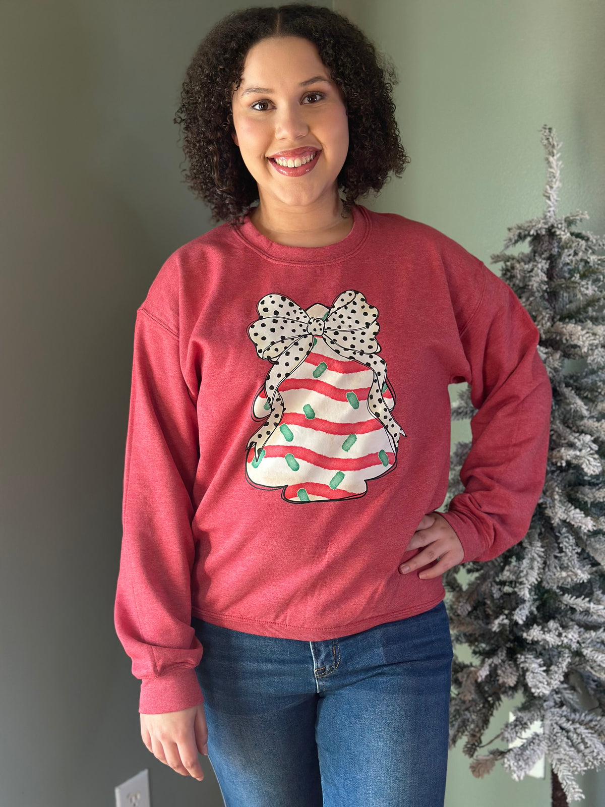 Christmas Tree Cake Sweatshirt