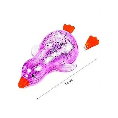 24PCS - Glitter Duck Squeeze Squishy Stress Relief Toy