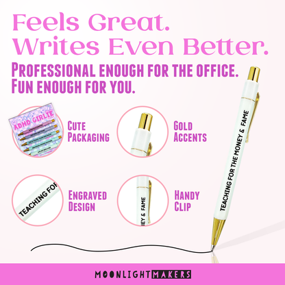 ADHD Girlie - Pen Set - Funny Gift, Neurodivergent