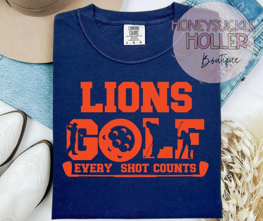 Every Shot Counts Lions Golf