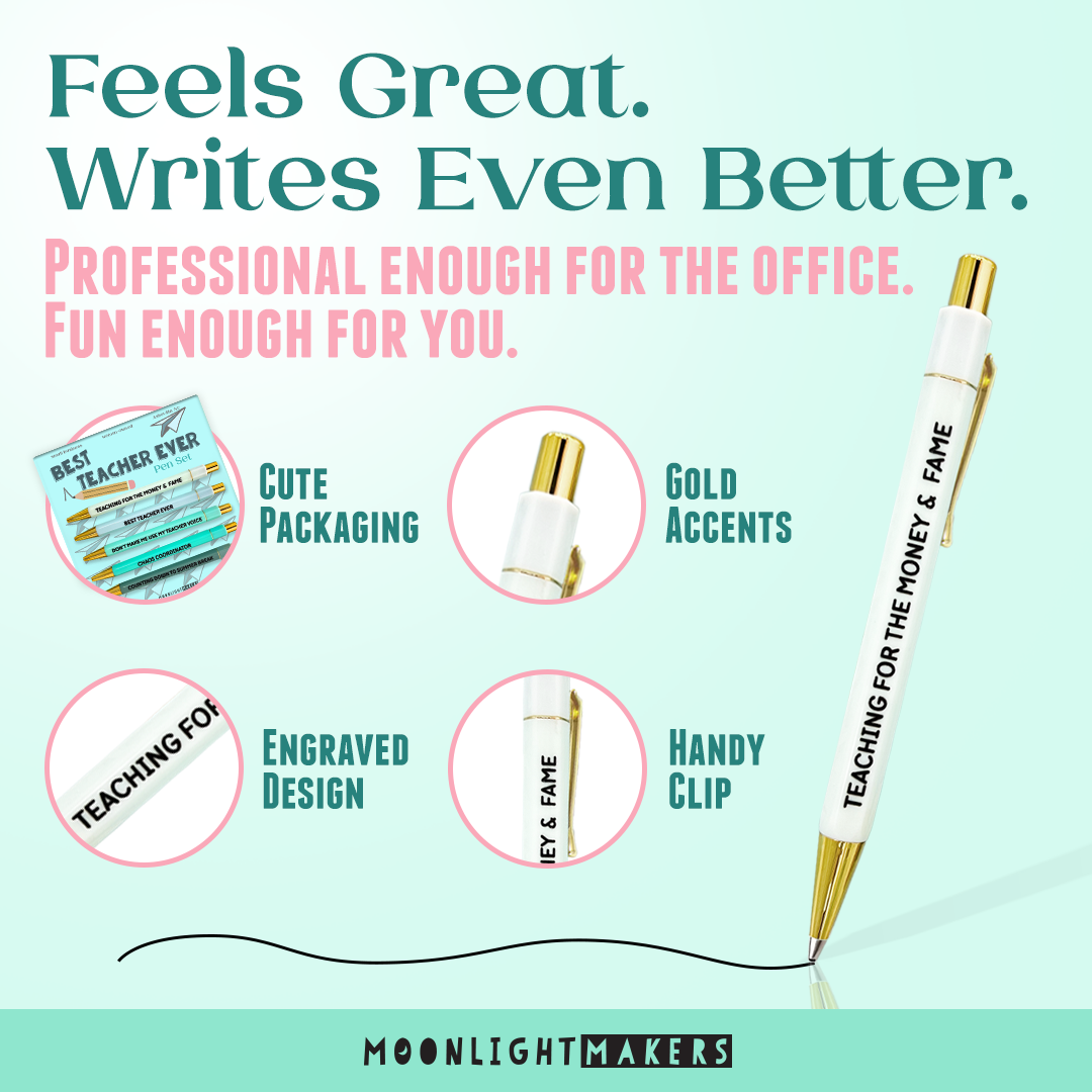 Best Teacher Ever - Pen Set - Teacher Appreciation, Gift