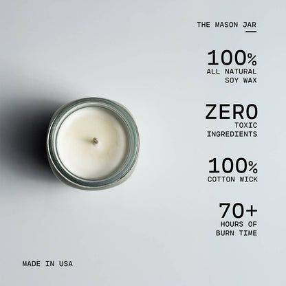 13 oz Mason Jar Candle: Brown Butter Brulee