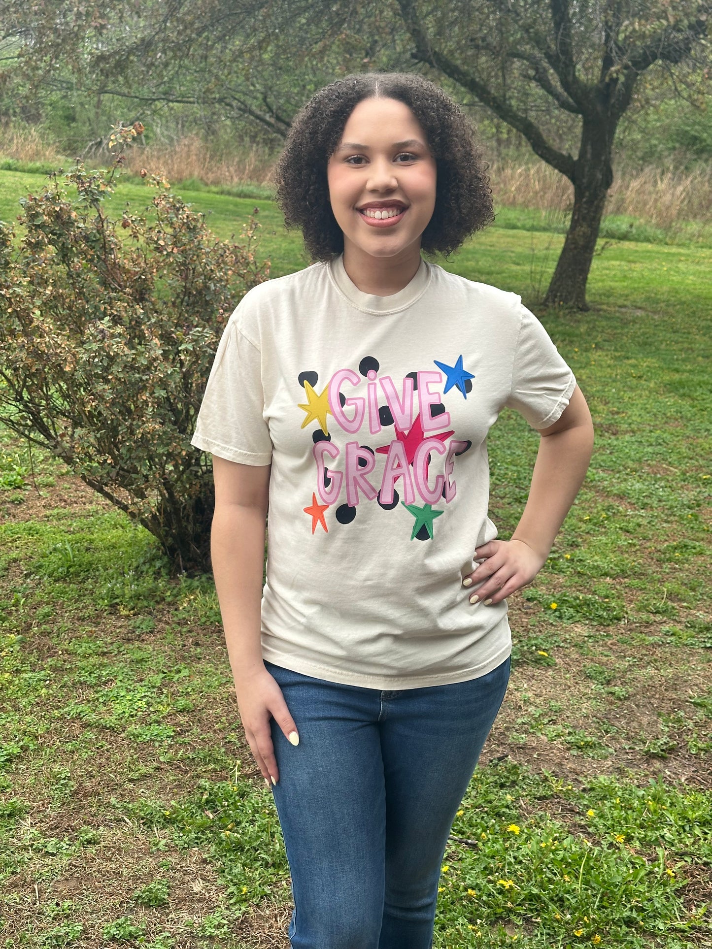 Give Grace - CC Tee - Ivory