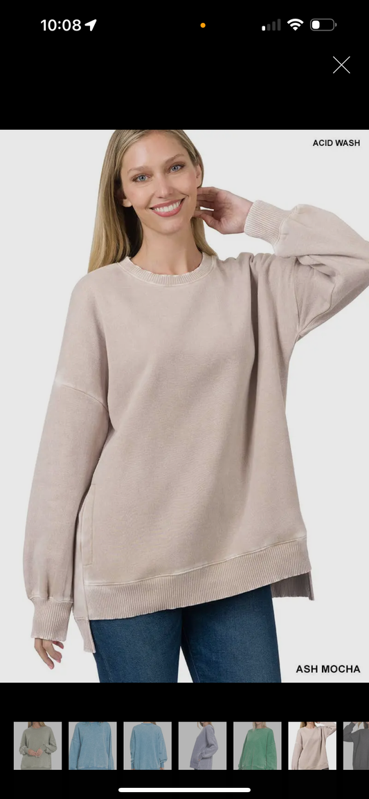 Zenana Pullover - Ash Mocha