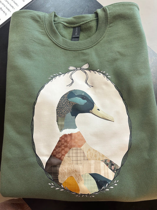 Vintage Mallard Portrait Sweatshirt