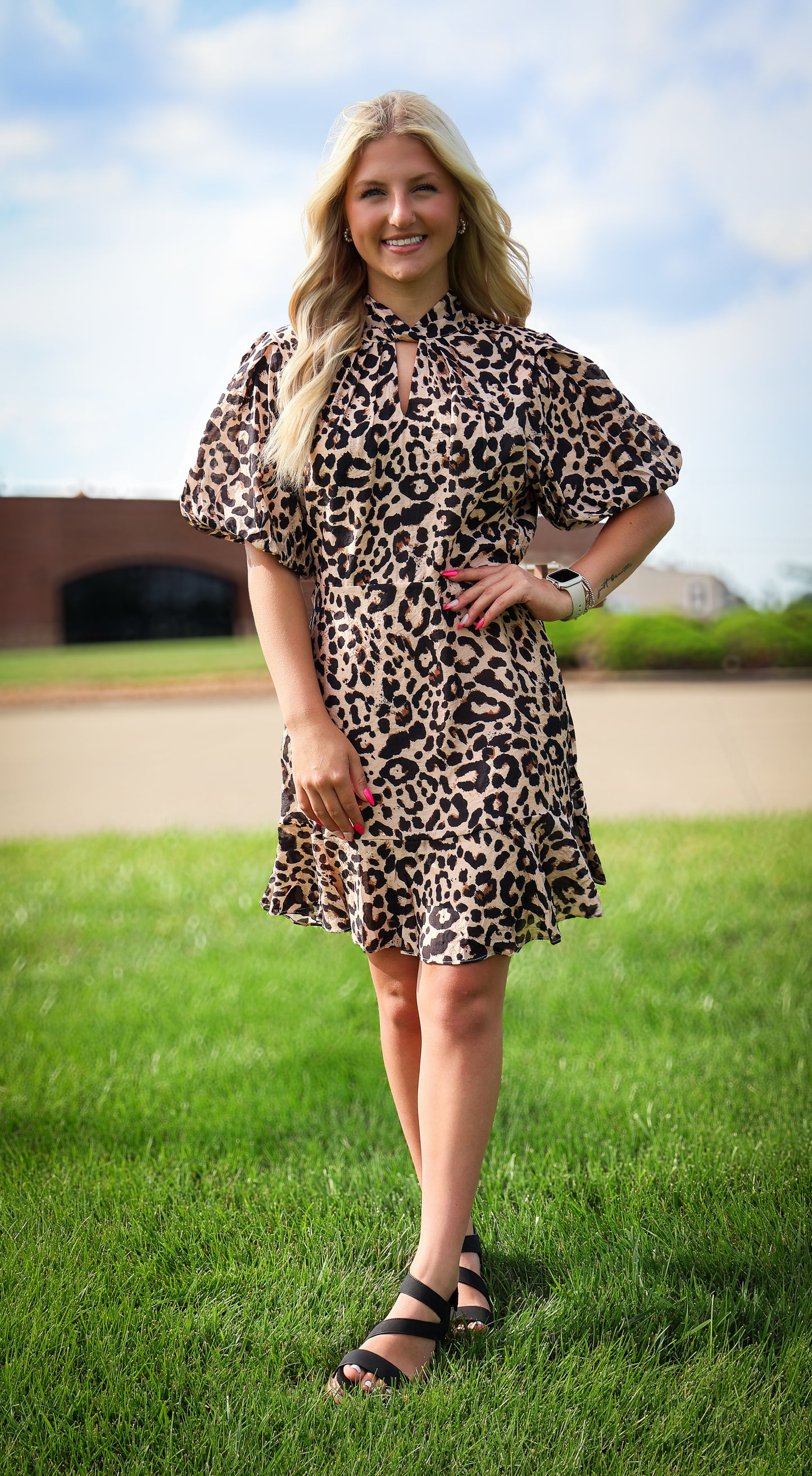 THML Clothing - Leopard Dress