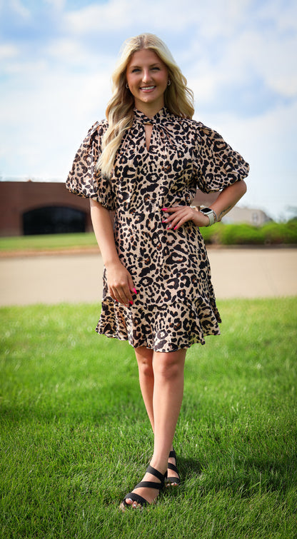 THML Clothing - Leopard Dress