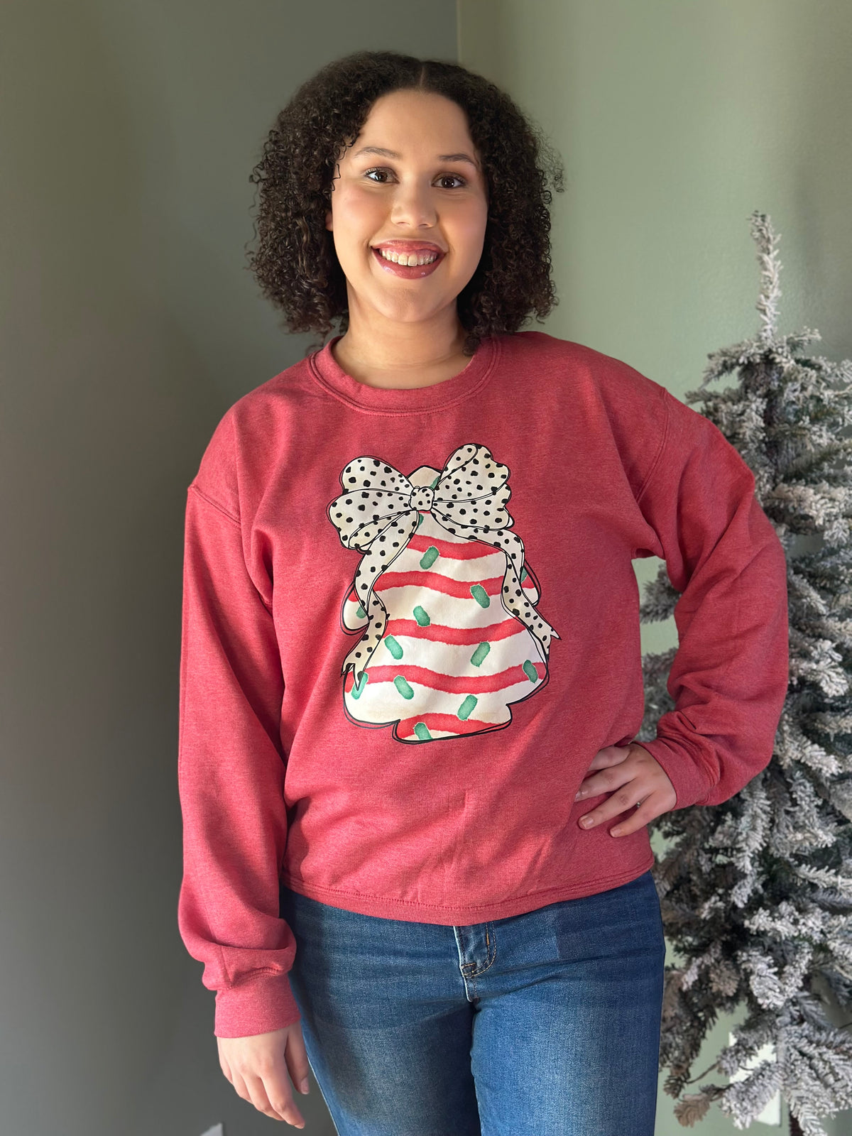 Christmas Tree Cake Sweatshirt