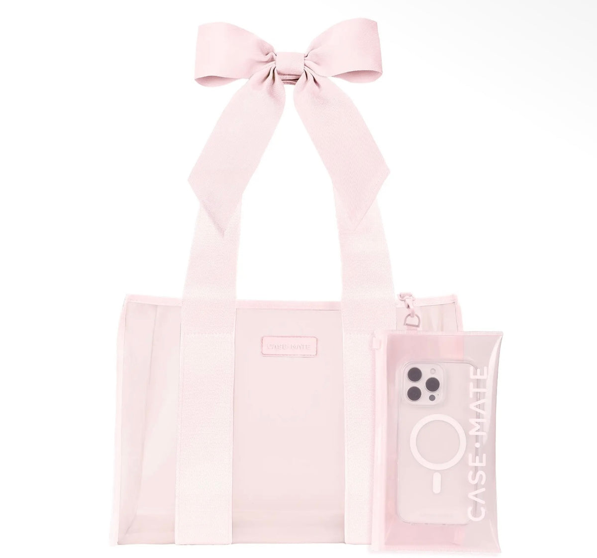 Ballet Pink Bow Jelly Tote