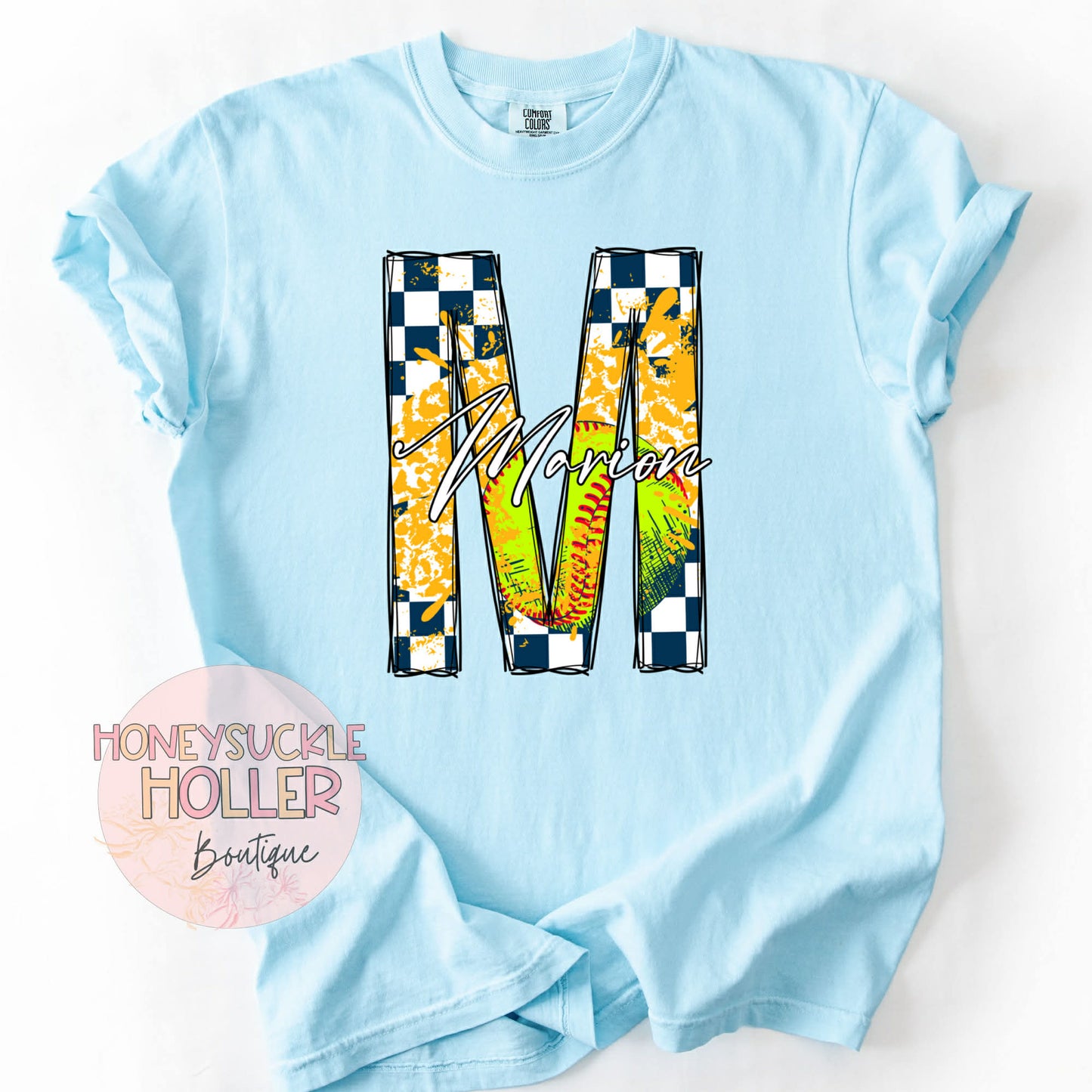 The Game Changer Monogram - Marion Softball