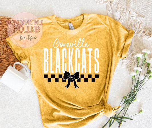 Checkered Pride- Blackcats (Yellow and black)