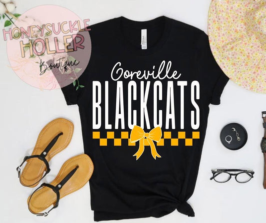 Checkered Pride- Blackcats (Black and yellow)