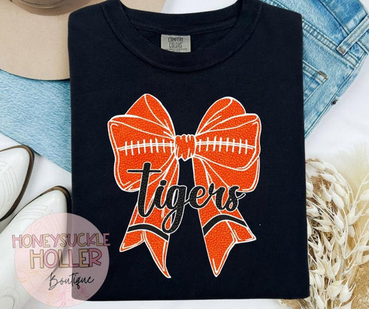Football bow - Tigers