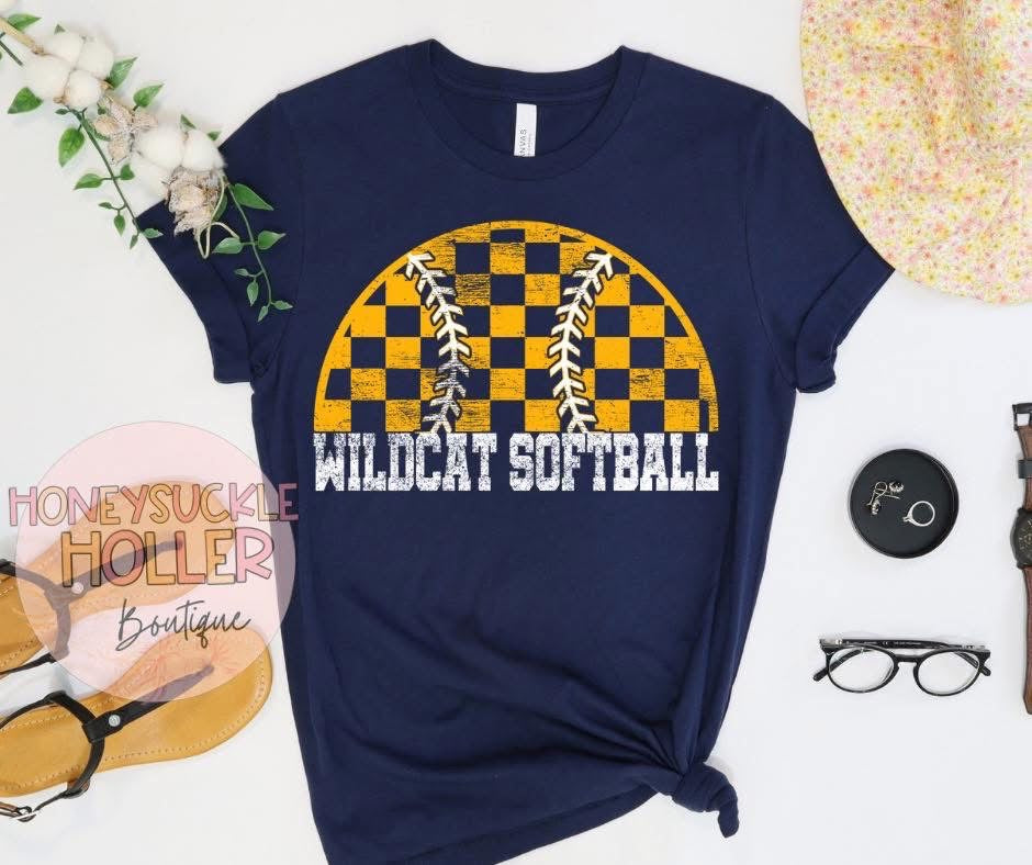 Checkered Wildcats Softball