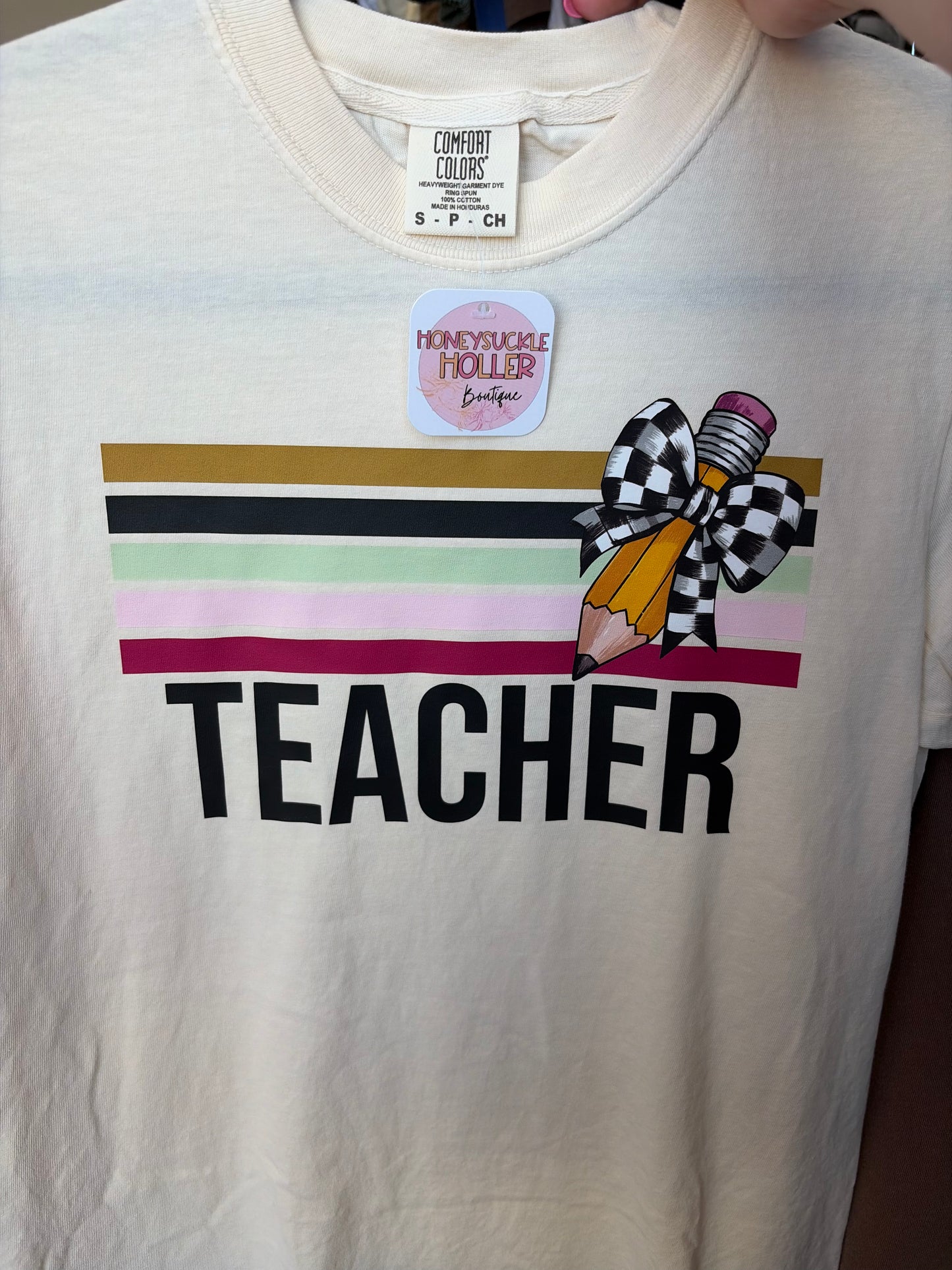 Writing on the Line Teacher - CC Tee