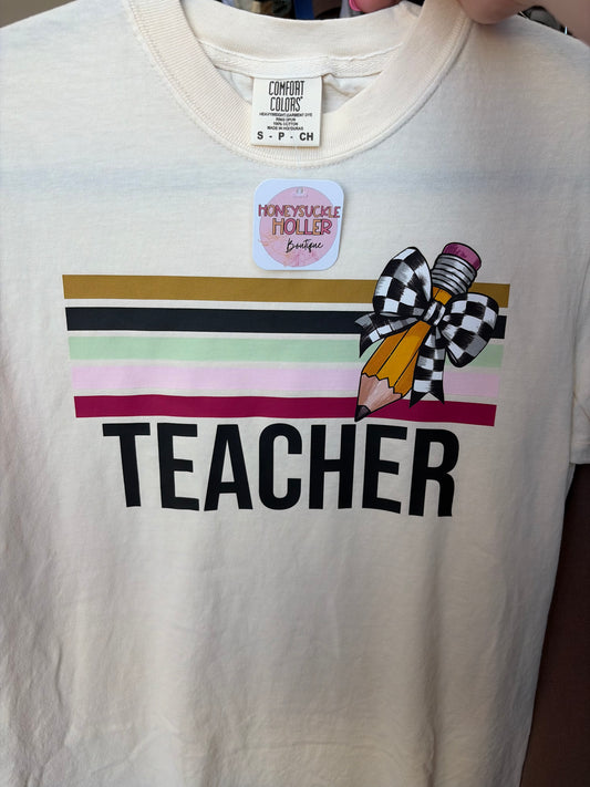 Writing on the Line Teacher - CC Tee