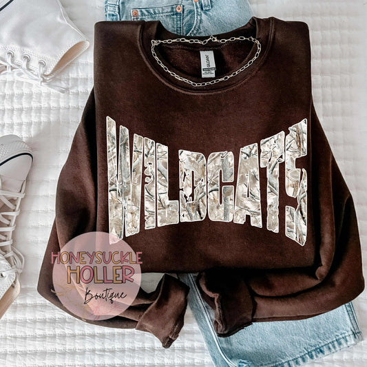 In Out Varsity Snow Camo Wildcats