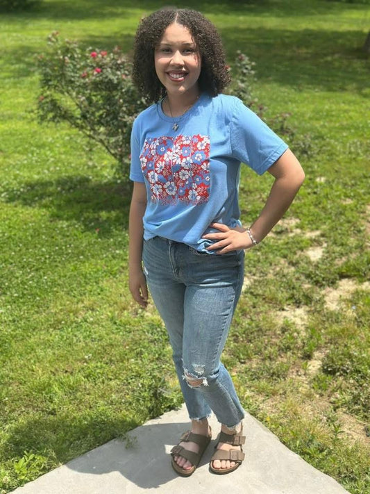 God Bless America - Bella Tee