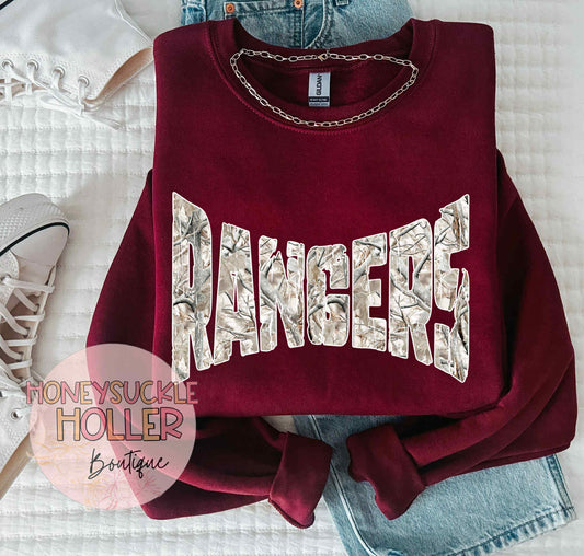 In Out Varsity Snow Camo Rangers