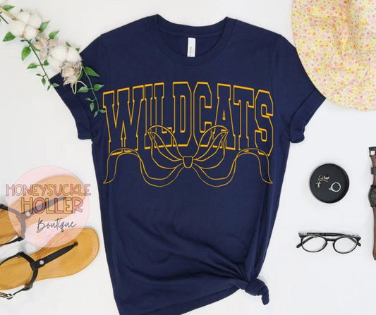 Pretty & Proud Thin Bow - Wildcats
