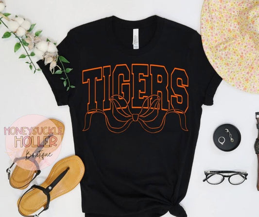 Pretty & Proud Thin Bow - Tigers