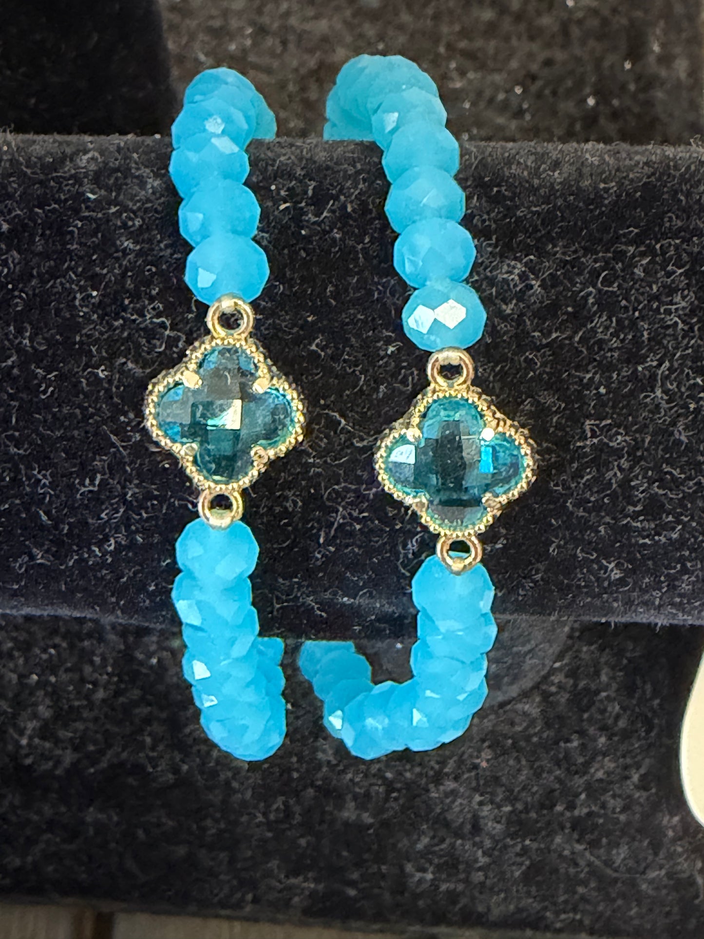 Blue Clover Bracelet
