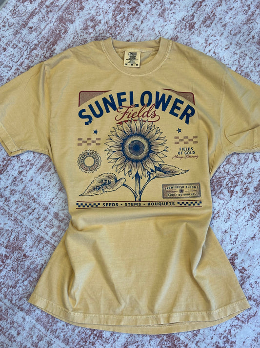 Sunflower Fields CC Tee
