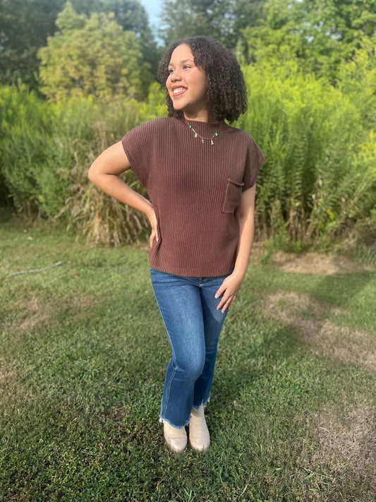 Coffee Shop Chic Top