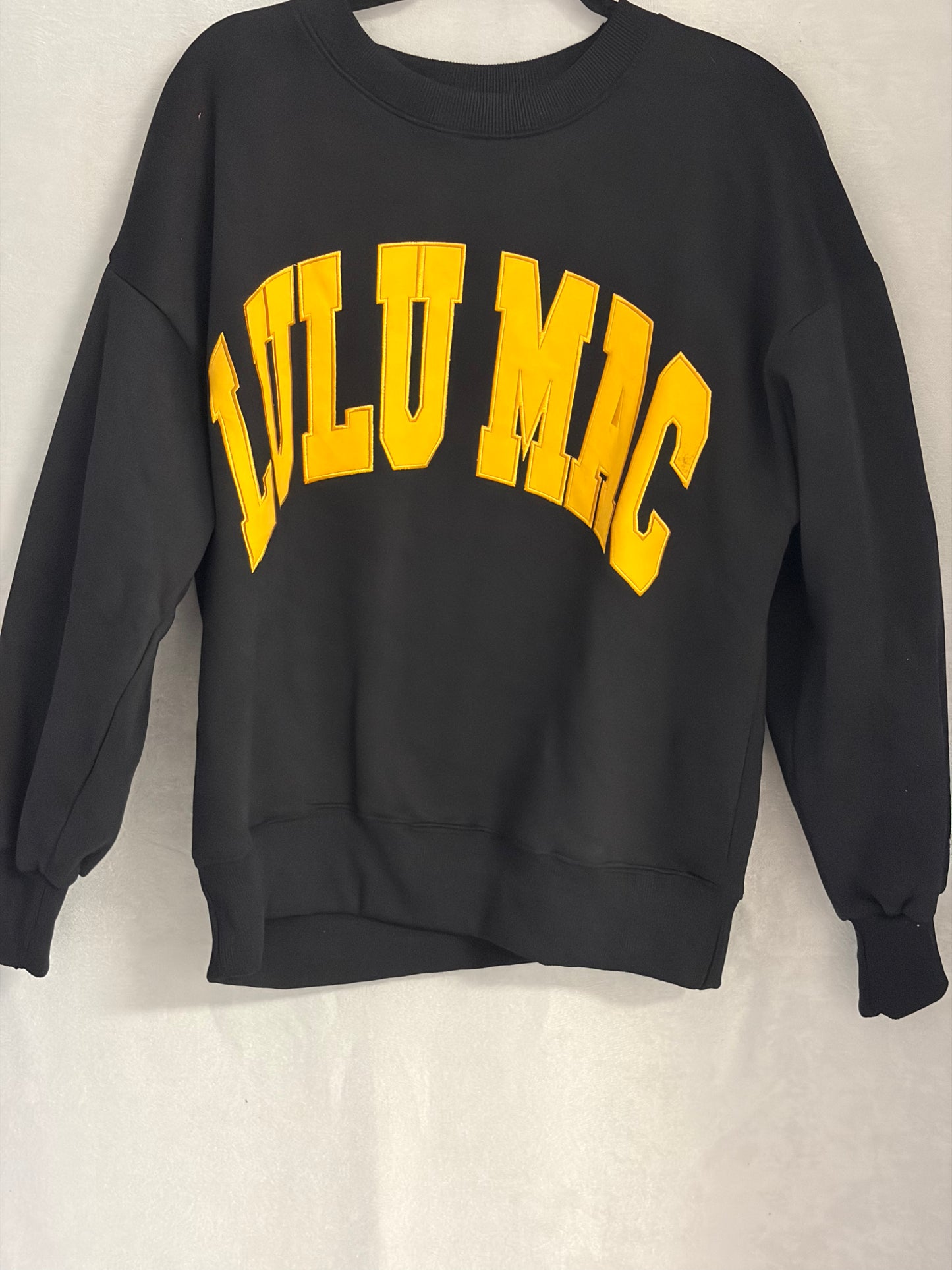 LuluMac Black & Gold Sweatshirt
