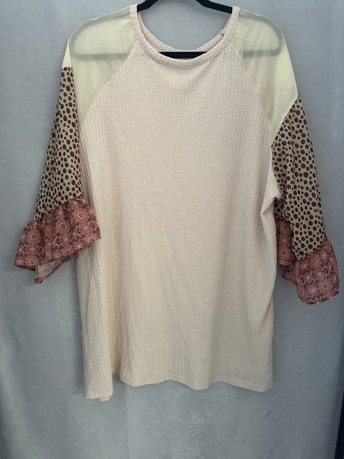 Ivory Flow Sleeve Top