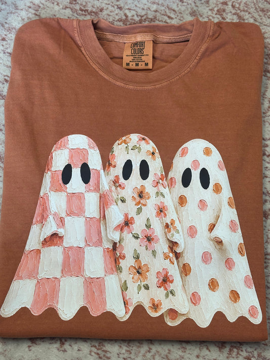 Girly Ghost Comfort Colors Tshirt