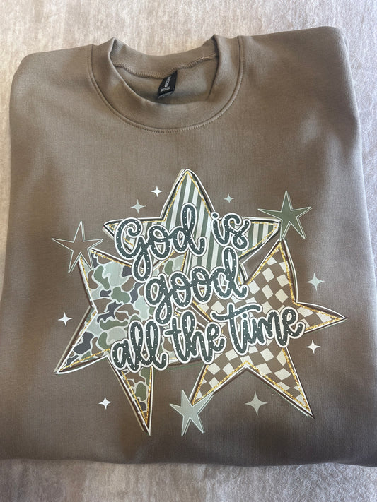 God is good all the time sweatshirt